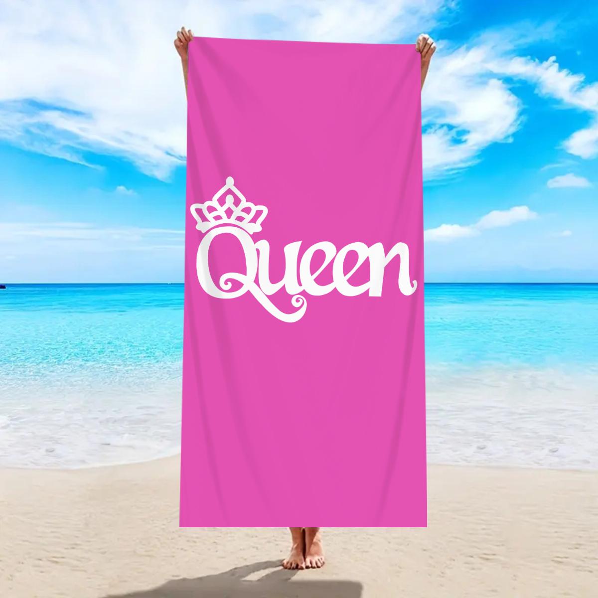 1pc King and Queen beach towels, ultra-fine fiber beach blankets, highly absorbent bath towels, essential for outdoor swimming W40*H60(CM)
1pc King and Queen beach towels, ultra-fine fiber beach blankets, highly absorbent bath towels, essential for outdoor swimming W40*H60(CM)