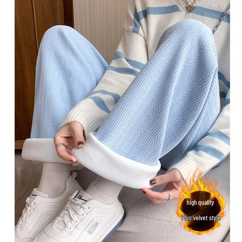 Petite High-Waisted Chenille Fleece-Lined Wide-Leg Pants - Wheat Ear Pattern, 150cm XL (Suggest 121-130 lbs)
Petite High-Waisted Chenille Fleece-Lined Wide-Leg Pants - Wheat Ear Pattern, 150cm XL (Suggest 121-130 lbs)