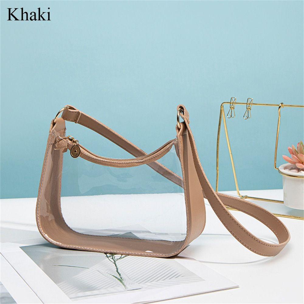 PVC Small Zipper Underarm Purses Mini Waterproof Transparent Shoulder Bag Handbag for Women Girls Candy Color Clear Jelly Bag хаки
PVC Small Zipper Underarm Purses Mini Waterproof Transparent Shoulder Bag Handbag for Women Girls Candy Color Clear Jelly Bag хаки