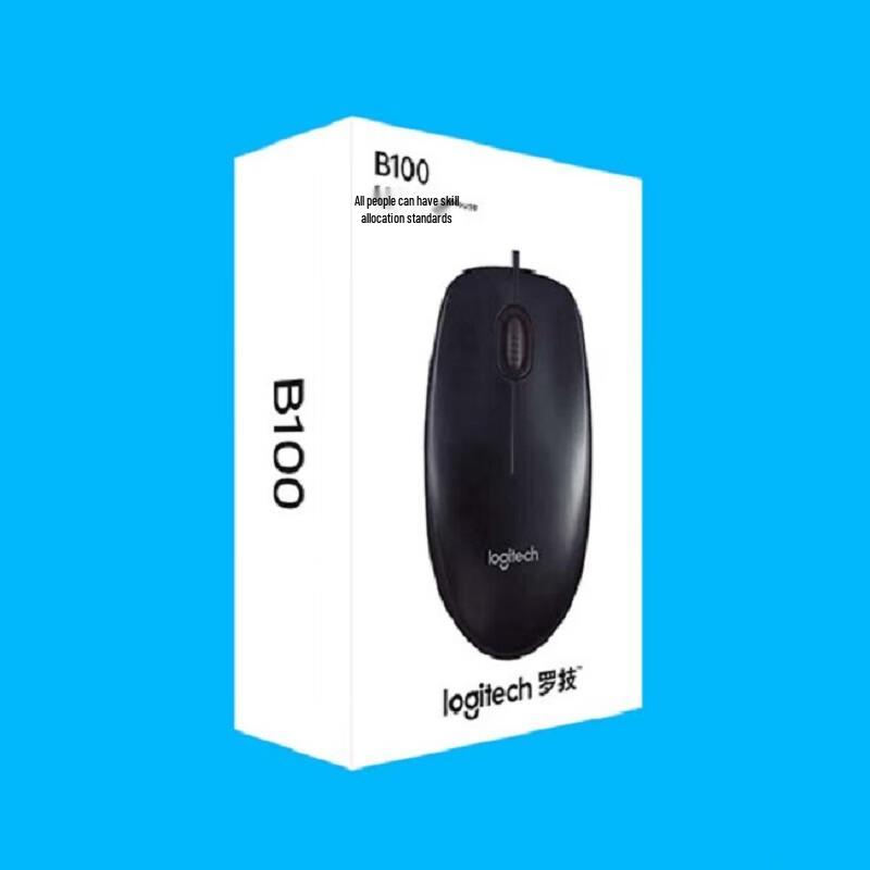 Дротова миша Logitech B100
Дротова миша Logitech B100