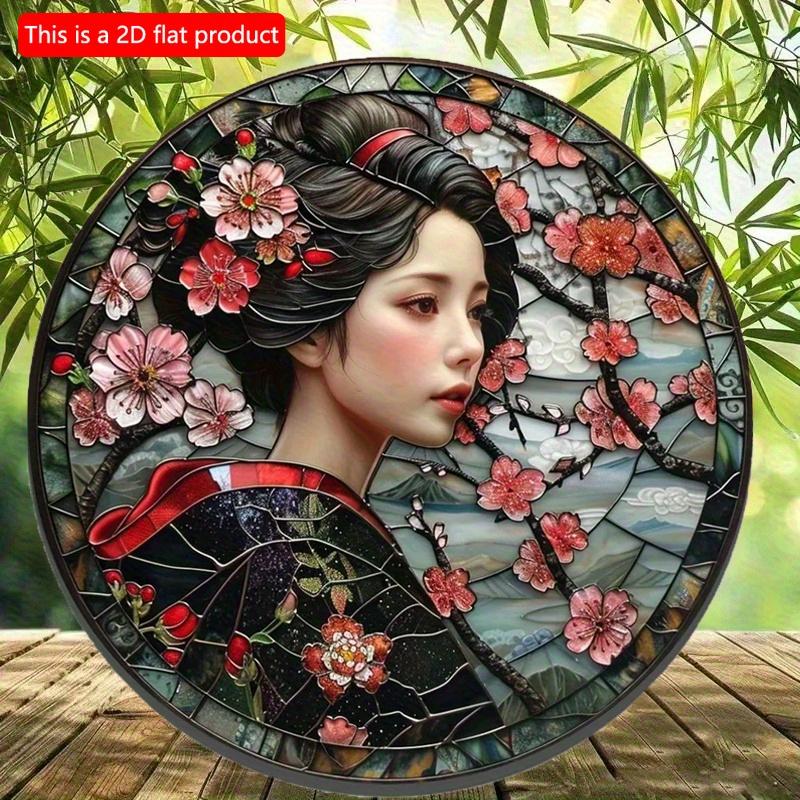 2d Flat 20*20cm, Round Wooden Sign, Wreath Decorative Sign, Bedroom Decoration Gifts, Japanese Kimono Theme, for Bar, Club, Home Wall Decor. 20*20cm
2d Flat 20*20cm, Round Wooden Sign, Wreath Decorative Sign, Bedroom Decoration Gifts, Japanese Kimono Theme, for Bar, Club, Home Wall Decor. 20*20cm
