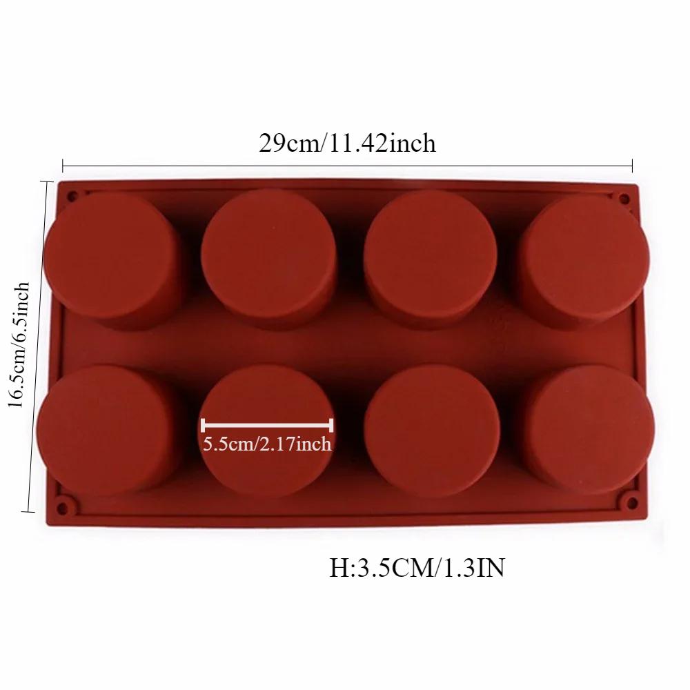 Round Muffin Silicone Mold For Chocolate Jelly Pudding Resin Cookie Mold Hocolate Covered Sandwich Tool Candy Cake Baking Pan
Round Muffin Silicone Mold For Chocolate Jelly Pudding Resin Cookie Mold Hocolate Covered Sandwich Tool Candy Cake Baking Pan