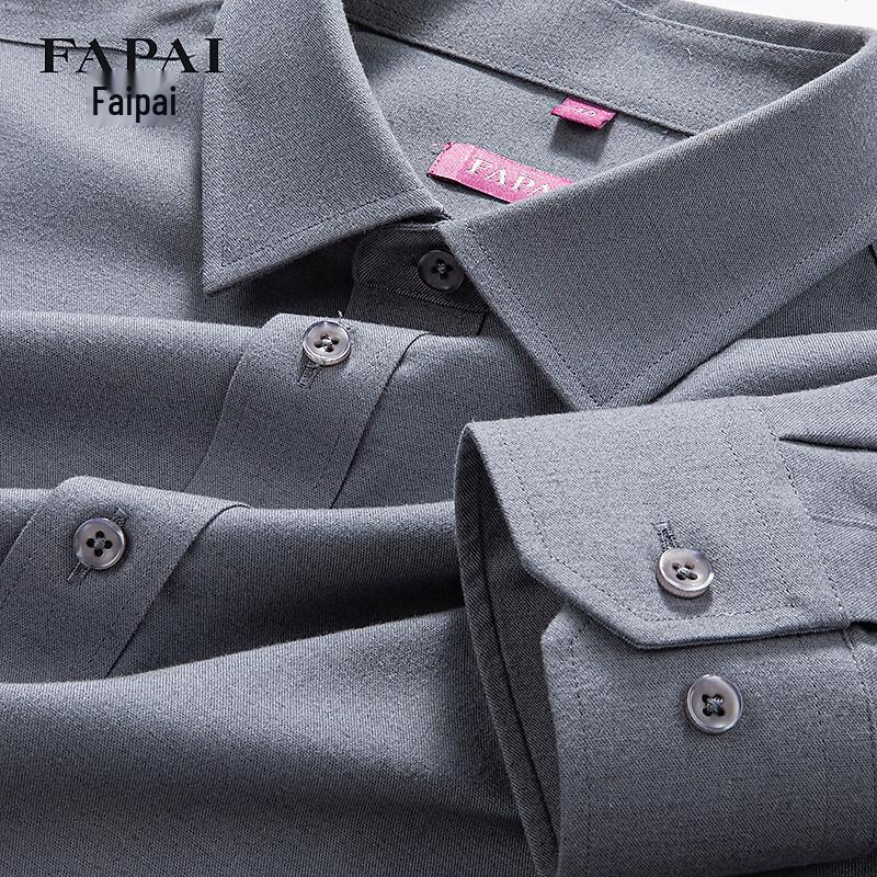 FAPAI Men s Wool Blend Long-Sleeve Shirt 40
FAPAI Men s Wool Blend Long-Sleeve Shirt 40