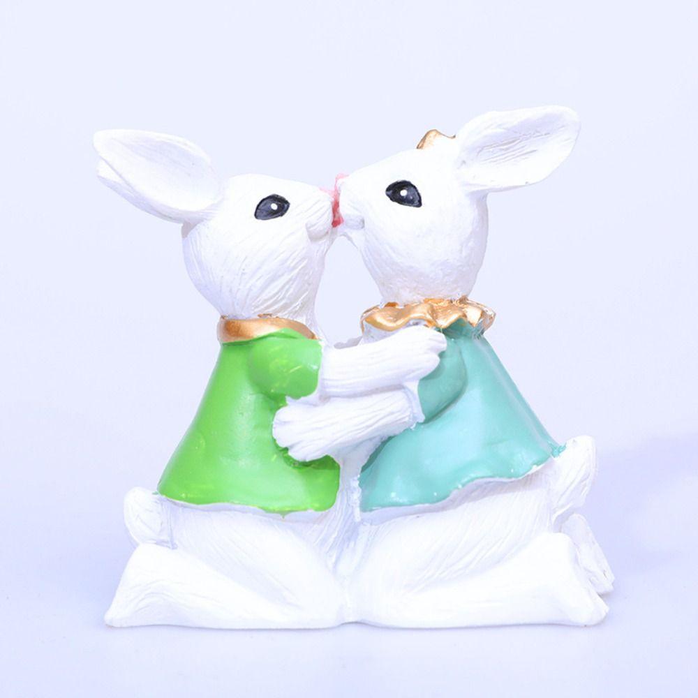 Resin Crafts Easter Bunny Figurine Cute Rabbit Desktop Ornament Couple Rabbit Statue Party Gifts Rabbit
Resin Crafts Easter Bunny Figurine Cute Rabbit Desktop Ornament Couple Rabbit Statue Party Gifts Rabbit
