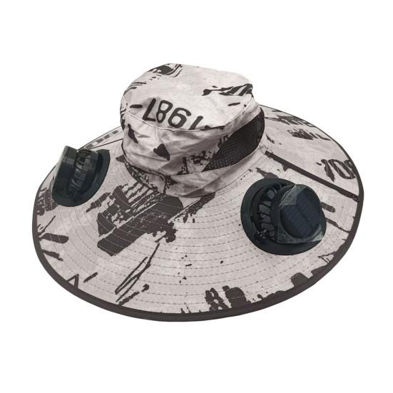 Fan Cap Wide Brim Sun Protection Hat with Dual Power Supply Fans Solar USB Charging Built-in Battery Outdoor Cooling Hat H
Fan Cap Wide Brim Sun Protection Hat with Dual Power Supply Fans Solar USB Charging Built-in Battery Outdoor Cooling Hat H