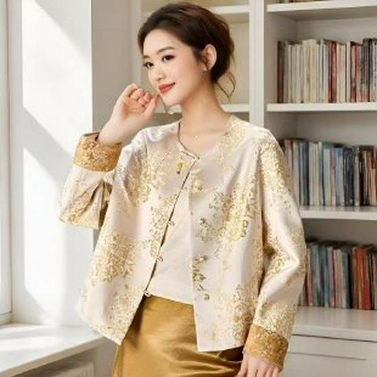 2026 Spring Fashion Jacket: Stylish Versatile Embroidered Top for Middle-aged & Elderly Women in New Chinese National Trend XL бежевый
2026 Spring Fashion Jacket: Stylish Versatile Embroidered Top for Middle-aged & Elderly Women in New Chinese National Trend XL бежевый