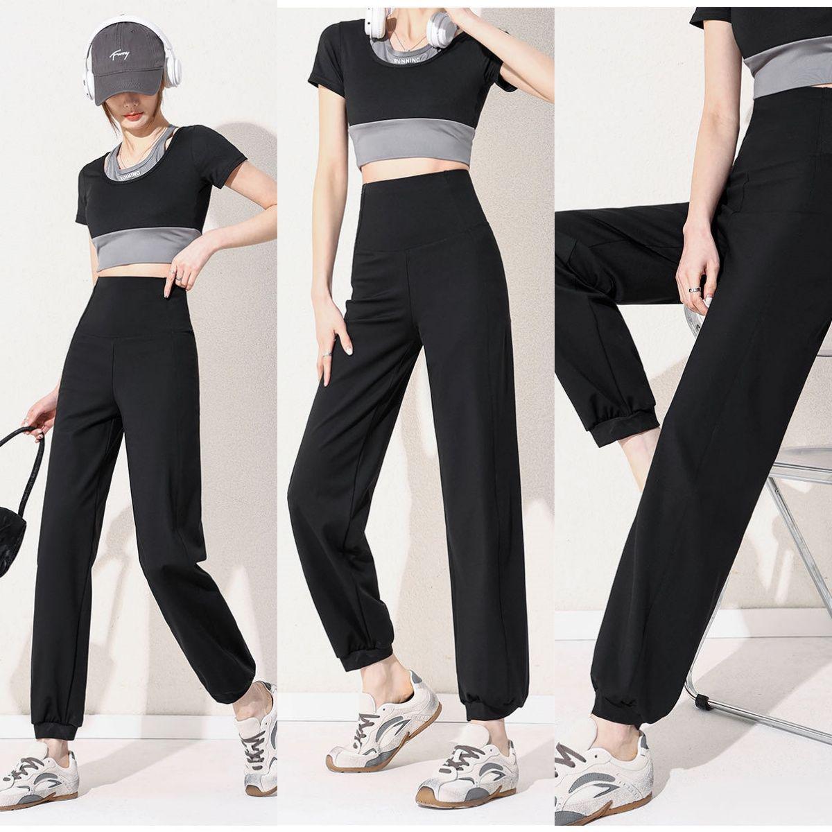 Women s High Waist Tapered Leg Yoga Pants - Thin, Elastic, Sun Protection, Tummy Control, Perfect for Outdoor and Casual Wear in Spring and Summer. S (70-90 lbs)
Women s High Waist Tapered Leg Yoga Pants - Thin, Elastic, Sun Protection, Tummy Control, Perfect for Outdoor and Casual Wear in Spring and Summer. S (70-90 lbs)