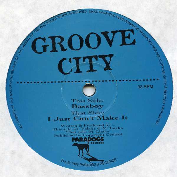 12inch Record GROOVE CITY - Bassboy PARA02 Paradogs 1996 Germany Dance & Electronica Used
12inch Record GROOVE CITY - Bassboy PARA02 Paradogs 1996 Germany Dance & Electronica Used