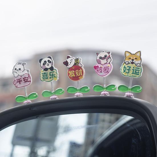 Благословение Текста Автомобиль Прочный Украшение Окна Стабильная Липкая Стильная Основа Очаровательное Украшение Приборной Панели