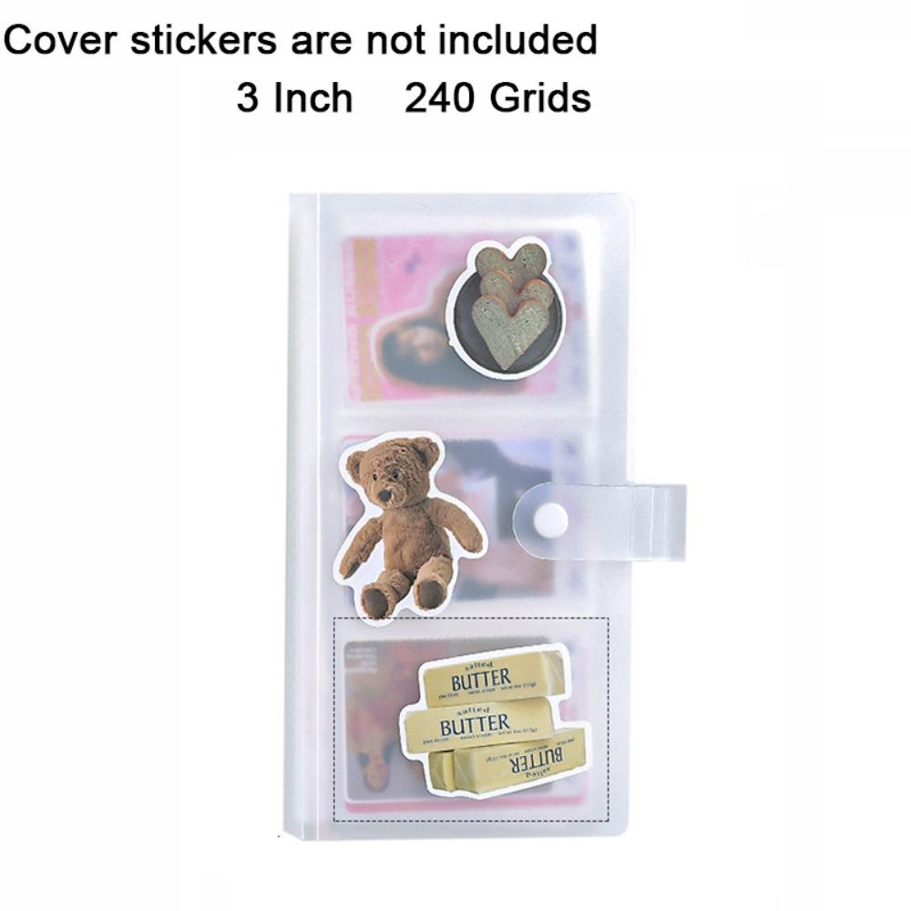 Frosted Transparent Photo Album 3/4/5/6/7inch Star Card Holder Simple Photo Album For Photos 3 inch
Frosted Transparent Photo Album 3/4/5/6/7inch Star Card Holder Simple Photo Album For Photos 3 inch