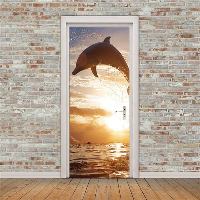 Обои с подводным миром, 3D наклейка на дверь, самоклеящаяся ПВХ, постер с рыбой и дельфином для детей, для девочек, для комнаты, для украшения домашней двери, фрески 77x200cm
Обои с подводным миром, 3D наклейка на дверь, самоклеящаяся ПВХ, постер с рыбой и дельфином для детей, для девочек, для комнаты, для украшения домашней двери, фрески 77x200cm