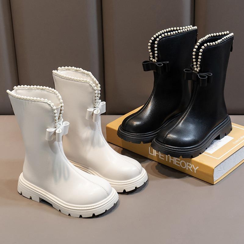 Корейская версия Bow Mary Jane Velvet Medium Boots Детские ботинки Девочки Кожаные ботинки 26 yards inner length 16cm
Корейская версия Bow Mary Jane Velvet Medium Boots Детские ботинки Девочки Кожаные ботинки 26 yards inner length 16cm