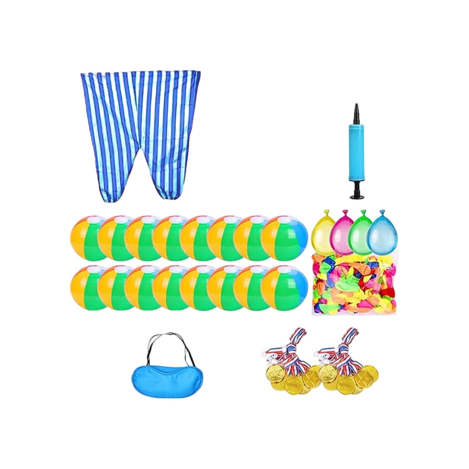 Water Balloon Game Set with 100 Balloons and Pump for Outdoor Garden Activities Includes Target Pants and Gold Medal Necklaces for Group Play One Size синий
Water Balloon Game Set with 100 Balloons and Pump for Outdoor Garden Activities Includes Target Pants and Gold Medal Necklaces for Group Play One Size синий