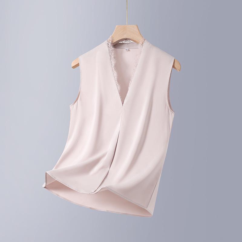Black Spring/Summer Satin Lace Trim Vest – Slimming Women s Elegant Layered Top L (98-106 lbs) вершковий/абрикосовий
Black Spring/Summer Satin Lace Trim Vest – Slimming Women s Elegant Layered Top L (98-106 lbs) вершковий/абрикосовий