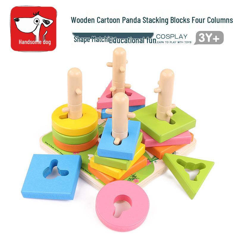 Panda Wooden Toy Set: Geometric Shape Matching & Stacking Blocks for Early Childhood Education
Panda Wooden Toy Set: Geometric Shape Matching & Stacking Blocks for Early Childhood Education