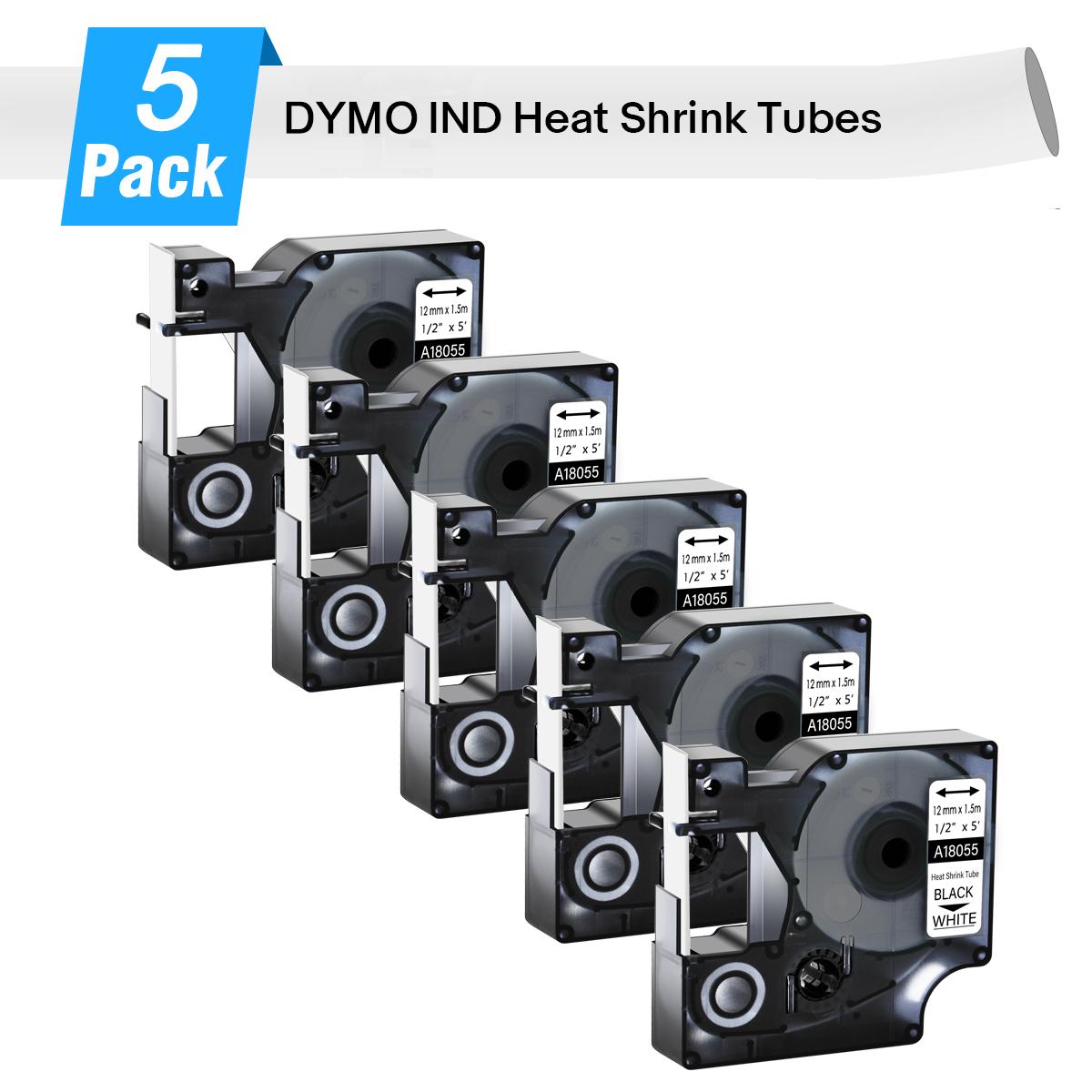 5PK 6/9/12/18/24mm Ribbon Compatible for DYMO Rhino Heat Shrink Tube 18052 18055 18056 for Dymo 4200 6000 5200 Label Printer 6mm
5PK 6/9/12/18/24mm Ribbon Compatible for DYMO Rhino Heat Shrink Tube 18052 18055 18056 for Dymo 4200 6000 5200 Label Printer 6mm