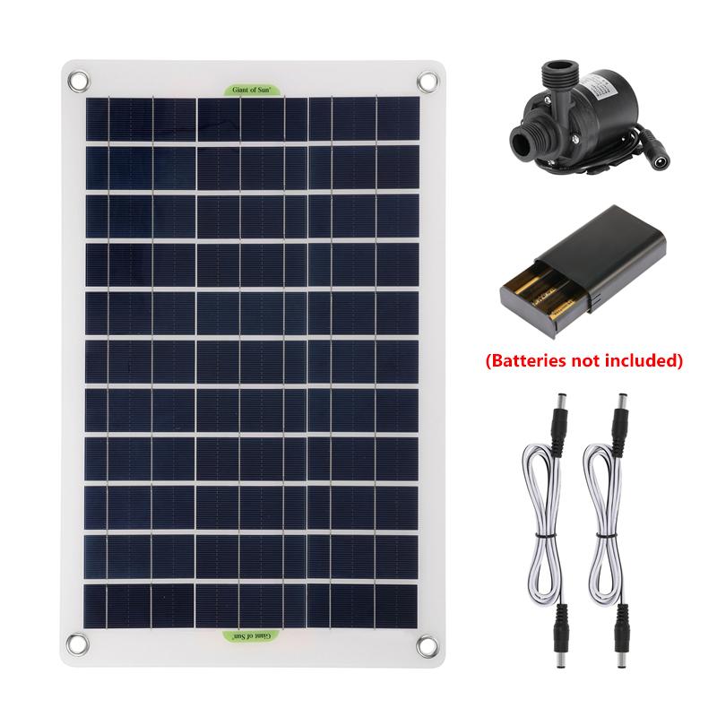 50W 12V Solar Panel Powered Water Pump Kits Low Noise Brushless Pump Outdoor Waterfall Fountain Garden Pool Pond Bird Bath Lawn
50W 12V Solar Panel Powered Water Pump Kits Low Noise Brushless Pump Outdoor Waterfall Fountain Garden Pool Pond Bird Bath Lawn
