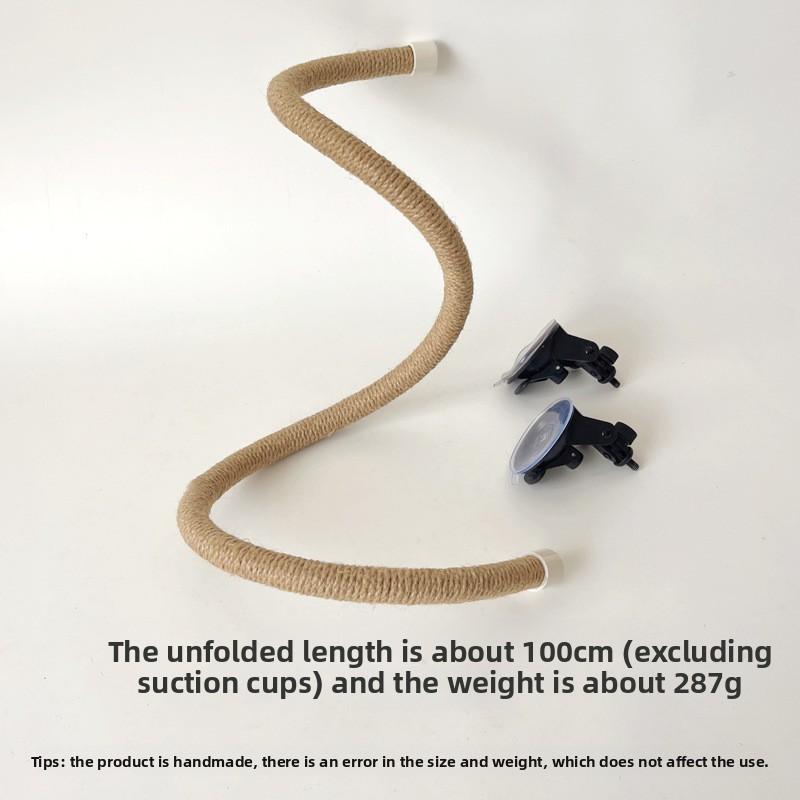 Игрушка для попугая-присоски Спиральная лестница для лазания, Жердочка для стояния, Гибкий пеньковый канат, Подставка для стояния птиц, Палочка для стачивания когтей, Интерактивная тренировочная подставка Bagged
Игрушка для попугая-присоски Спиральная лестница для лазания, Жердочка для стояния, Гибкий пеньковый канат, Подставка для стояния птиц, Палочка для стачивания когтей, Интерактивная тренировочная подставка Bagged