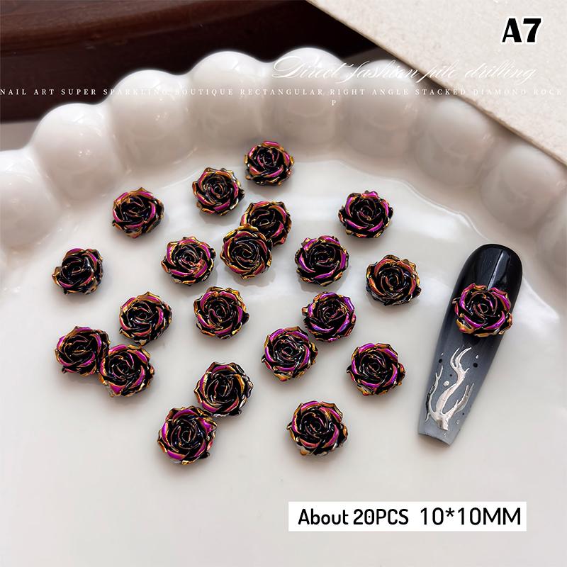 20Pcs 10Mm Aurora Gradient Resin Rose Flowers For Jewelry Making 3D Nail Accessories Handmade Diy Nail Art A7
20Pcs 10Mm Aurora Gradient Resin Rose Flowers For Jewelry Making 3D Nail Accessories Handmade Diy Nail Art A7