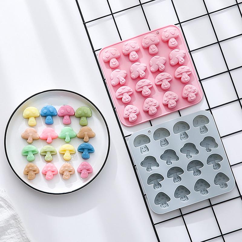 2Pcs Mushroom Silicone Mold,16 Cavity Cute Mushroom Chocolate Molds, 3D Mushroom Candy Ice Gummy Fondant Mold
2Pcs Mushroom Silicone Mold,16 Cavity Cute Mushroom Chocolate Molds, 3D Mushroom Candy Ice Gummy Fondant Mold