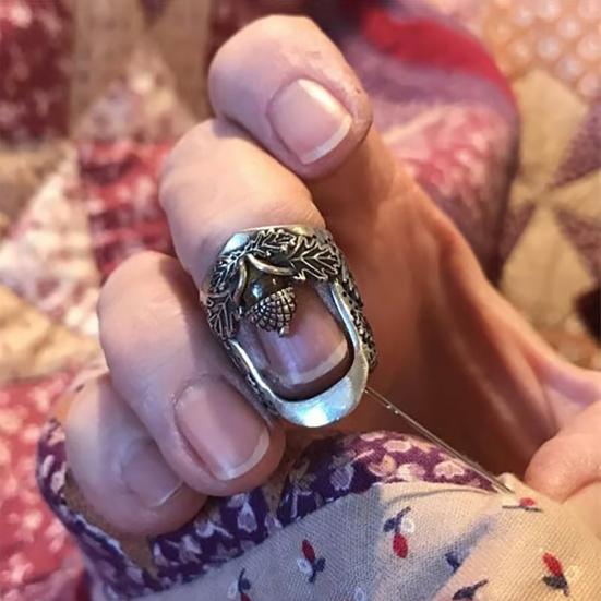 Open Nail Thimble Adjustable Sewing Ring Finger Protector Metal Finger Shield Thimble for Sewing Quilting Needlework DIY Craft Tool 17mm 1pc
Open Nail Thimble Adjustable Sewing Ring Finger Protector Metal Finger Shield Thimble for Sewing Quilting Needlework DIY Craft Tool 17mm 1pc