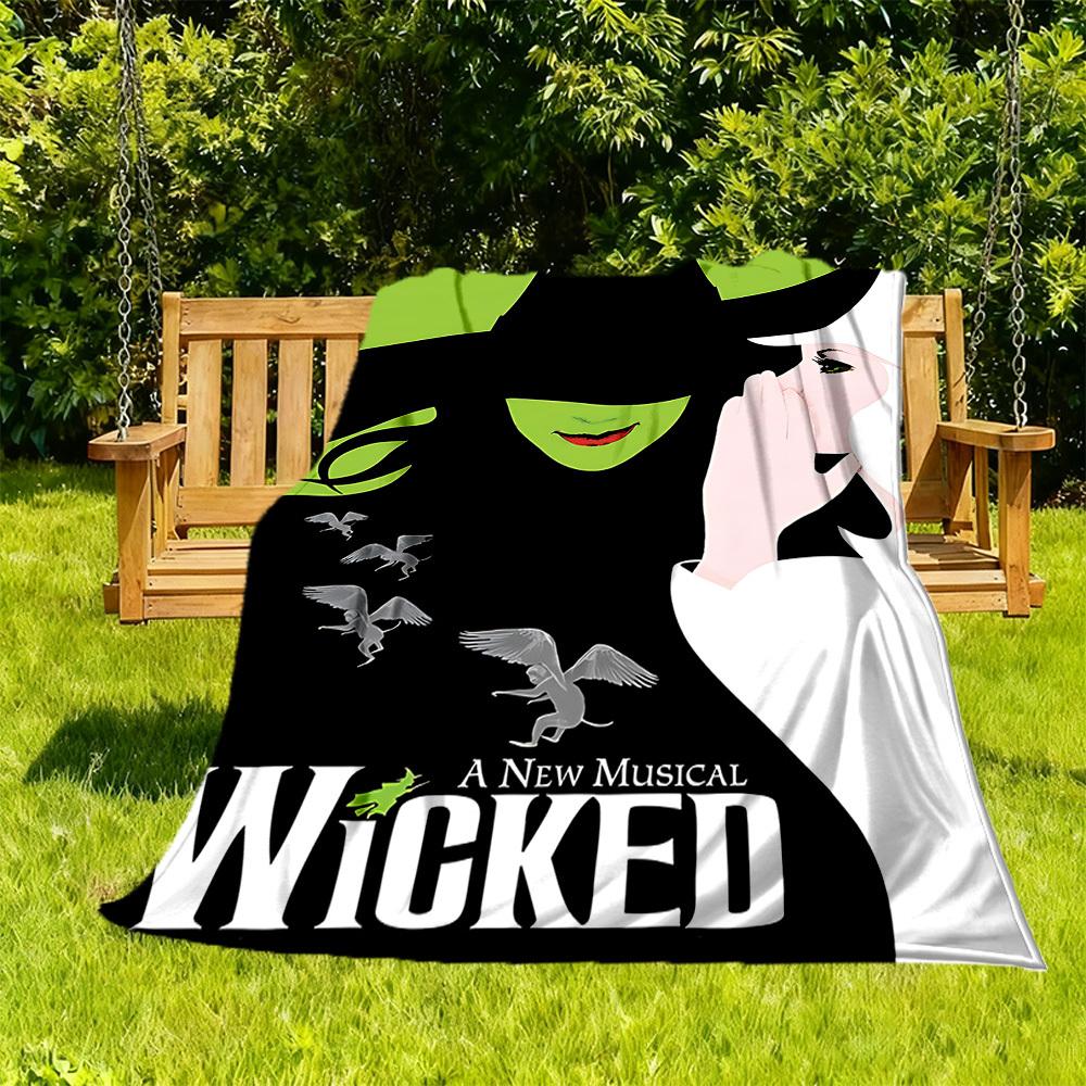 1pc Wicked Outdoor Blanket Lightweight Flannel, Soft & Warm, All-Season Use for Sofa, Outdoor, Camping, Living Room, Office114 130cmx150cm
1pc Wicked Outdoor Blanket Lightweight Flannel, Soft & Warm, All-Season Use for Sofa, Outdoor, Camping, Living Room, Office114 130cmx150cm