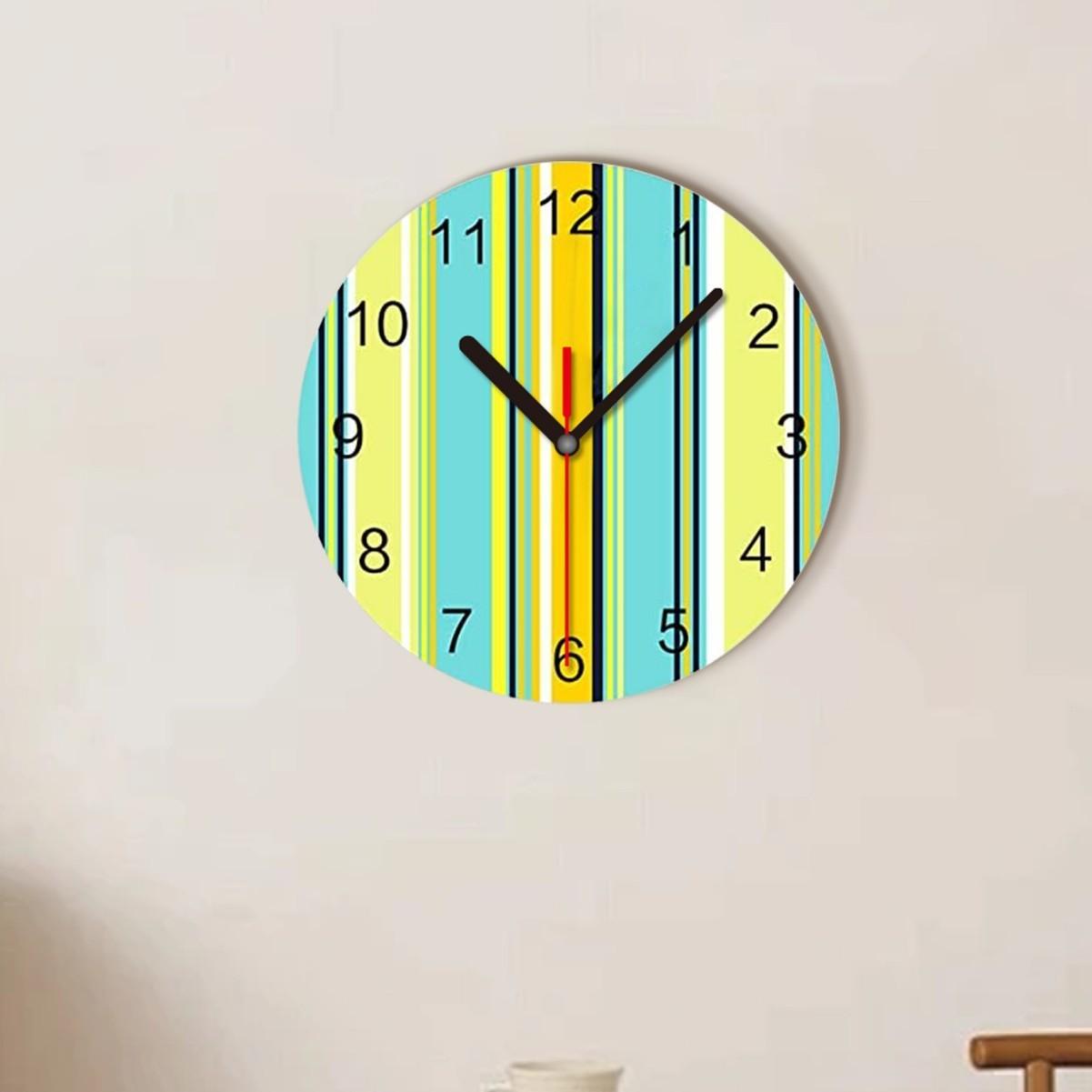 Make A Wood-grain Rainbow Wall Clock, A Fashionable and Simple Wall Clock, A High-end Decorative Painting Clock 20*20cm
Make A Wood-grain Rainbow Wall Clock, A Fashionable and Simple Wall Clock, A High-end Decorative Painting Clock 20*20cm