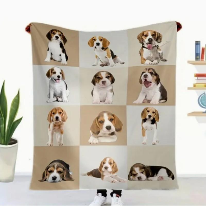 VIKAMA Cute Beagle Flannel Blanket - Soft and Lightweight, Suitable for All Seasons, Perfect for Napping, Machine Washable 75X90CM
VIKAMA Cute Beagle Flannel Blanket - Soft and Lightweight, Suitable for All Seasons, Perfect for Napping, Machine Washable 75X90CM