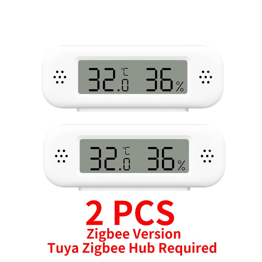 Tuya Zigbee 3.0 Temperature Humidity Sensor APP Remote Control Thermometer Hygrometer Work With SmartLife Alexa Zigbee2Mqtt ZHA 2 PCS
Tuya Zigbee 3.0 Temperature Humidity Sensor APP Remote Control Thermometer Hygrometer Work With SmartLife Alexa Zigbee2Mqtt ZHA 2 PCS