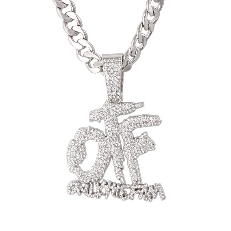 Full Diamond Patchwork Letter Pendant Necklace - Trendy Hip Hop Rap Cuban Jewelry
Full Diamond Patchwork Letter Pendant Necklace - Trendy Hip Hop Rap Cuban Jewelry