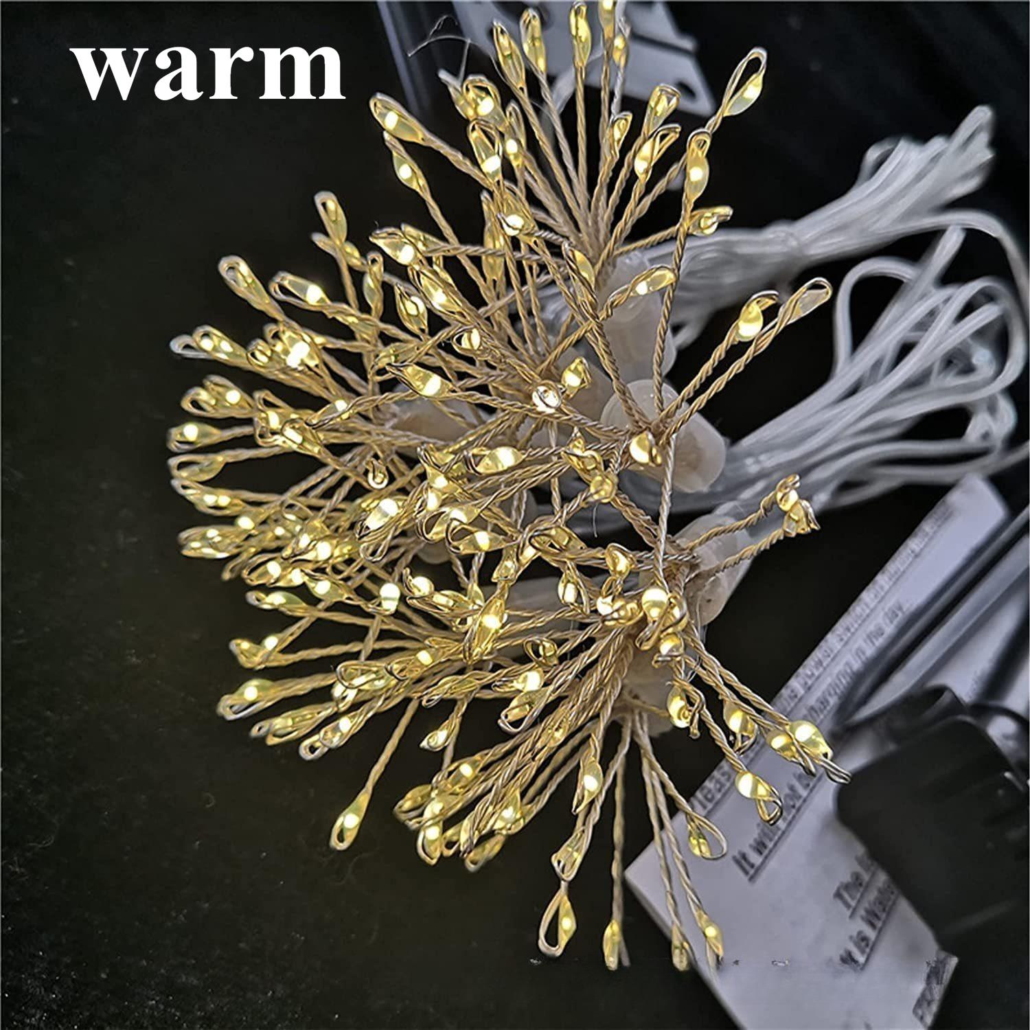 Разноцветные огни фейерверков, Подвесные взрывные гирлянды, Рождество, Новый год, праздник, для гостиной в помещении, сада, украшение для вечеринки на День святого Валентина 10head-100led-warm*2
Разноцветные огни фейерверков, Подвесные взрывные гирлянды, Рождество, Новый год, праздник, для гостиной в помещении, сада, украшение для вечеринки на День святого Валентина 10head-100led-warm*2