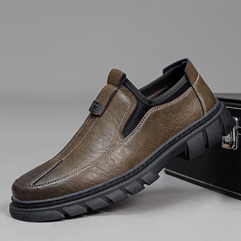 Autumn new men s business casual leather shoes men s trend Korean version low-top tooling shoes fashion board shoes 38
Autumn new men s business casual leather shoes men s trend Korean version low-top tooling shoes fashion board shoes 38