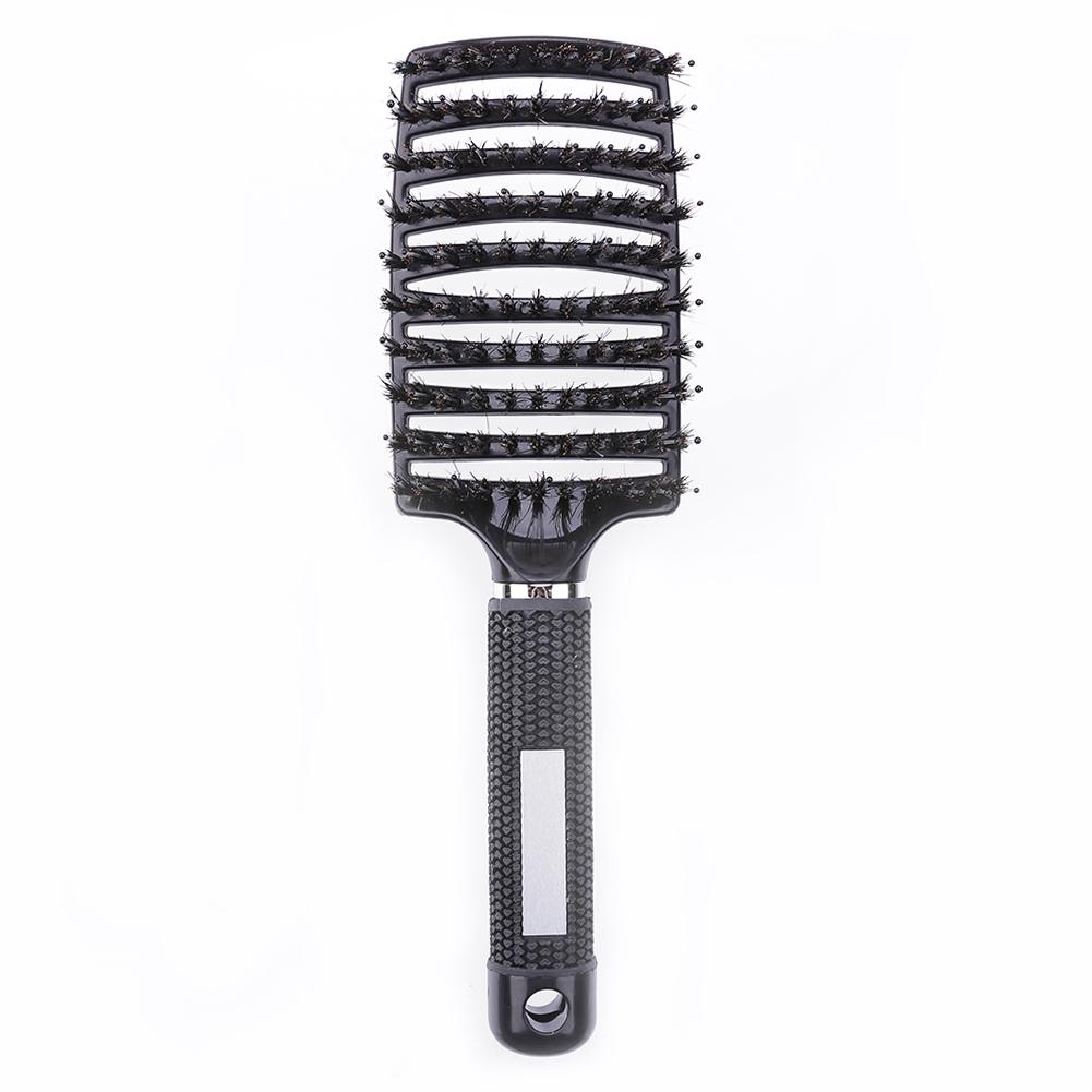 Straight Curly Hair Styling Brush Resin Bristle Portable Hair Brush Gentle Straighten Hairdressing Styling Tools for Hair Style чорний
Straight Curly Hair Styling Brush Resin Bristle Portable Hair Brush Gentle Straighten Hairdressing Styling Tools for Hair Style чорний