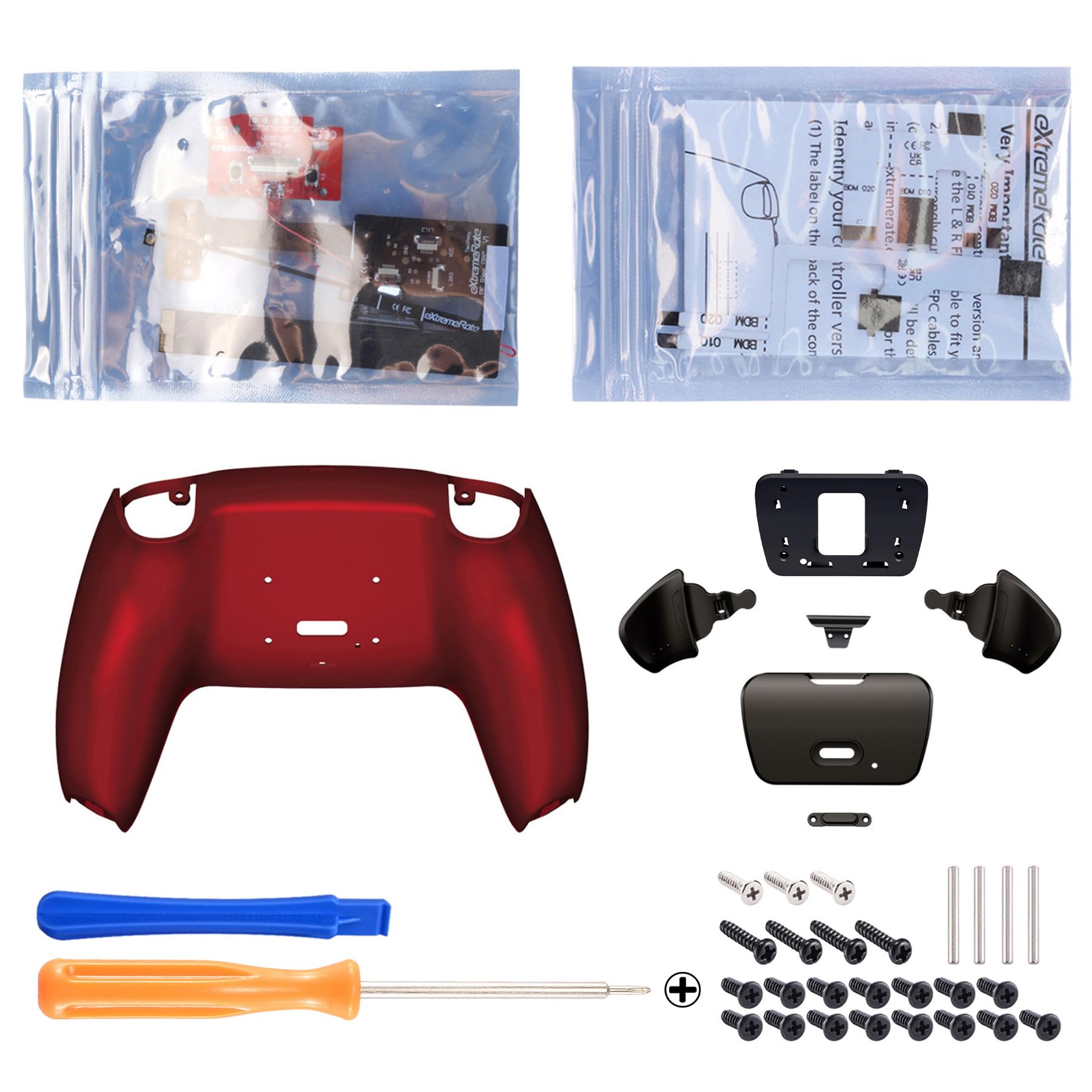 eXtremeRate Програмовані Задні Пелюстки Металева Версія Rise Kit для Сумісного з Контролером PS5 Плата для Модернізації та Перероблена Задня Кришка Задня
eXtremeRate Програмовані Задні Пелюстки Металева Версія Rise Kit для Сумісного з Контролером PS5 Плата для Модернізації та Перероблена Задня Кришка Задня