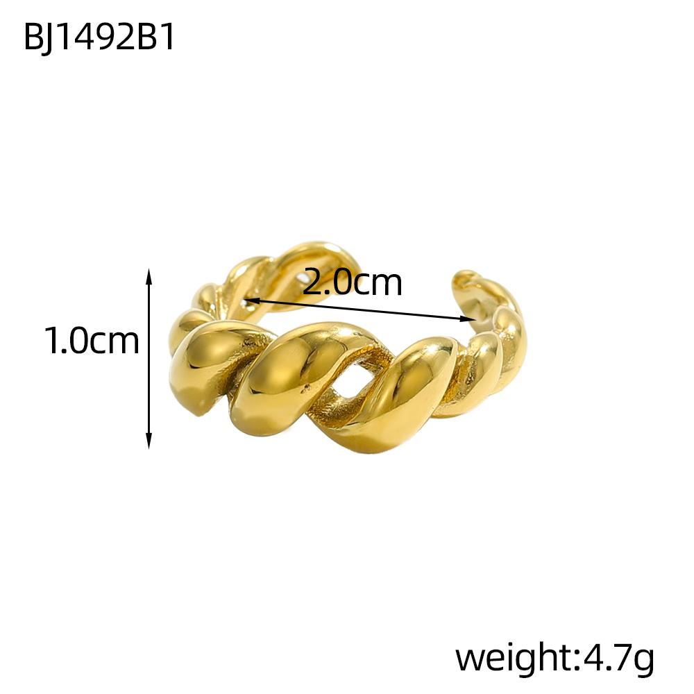 CARLIDANA New Chunky Rings Waterproof Non Tarnish Chunky Heart Stainless Steel Big Gold Plated Open Geometric Rings for Women as photo
CARLIDANA New Chunky Rings Waterproof Non Tarnish Chunky Heart Stainless Steel Big Gold Plated Open Geometric Rings for Women as photo