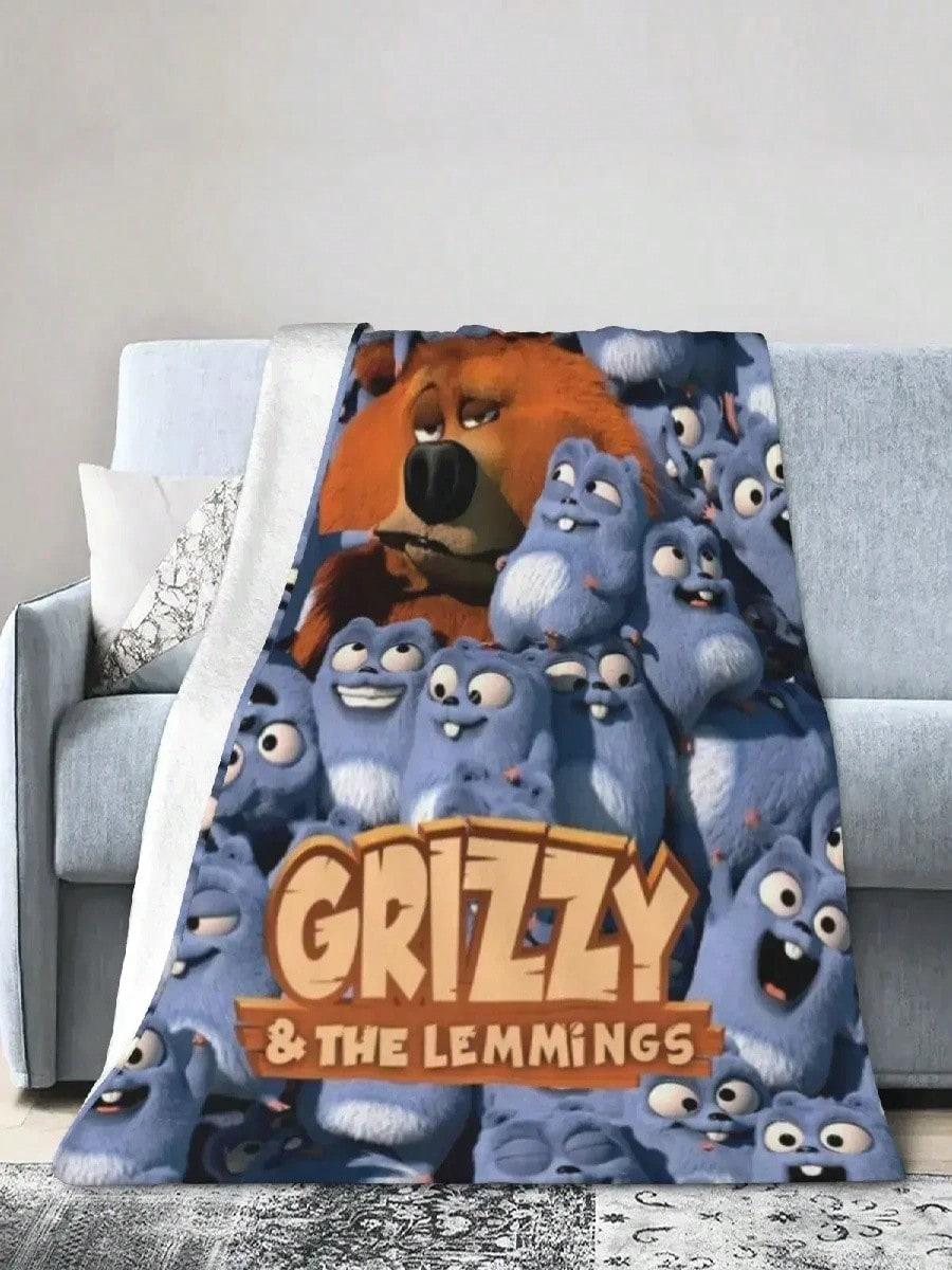 Funny Grizzy And The Lemmings Cartoon Character Blanket Throw Blanket Cover For Bed Living Room Picnic Travel Home Couch 75X95CM сірий колір
Funny Grizzy And The Lemmings Cartoon Character Blanket Throw Blanket Cover For Bed Living Room Picnic Travel Home Couch 75X95CM сірий колір