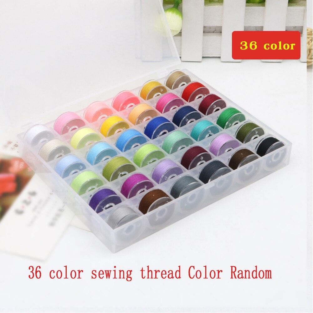 25/36 Color Handmade Embroidery Sewing Threads Polyester Home Hand Stitching Sewing Machine Supplies Yarn Line Box Color Random
25/36 Color Handmade Embroidery Sewing Threads Polyester Home Hand Stitching Sewing Machine Supplies Yarn Line Box Color Random