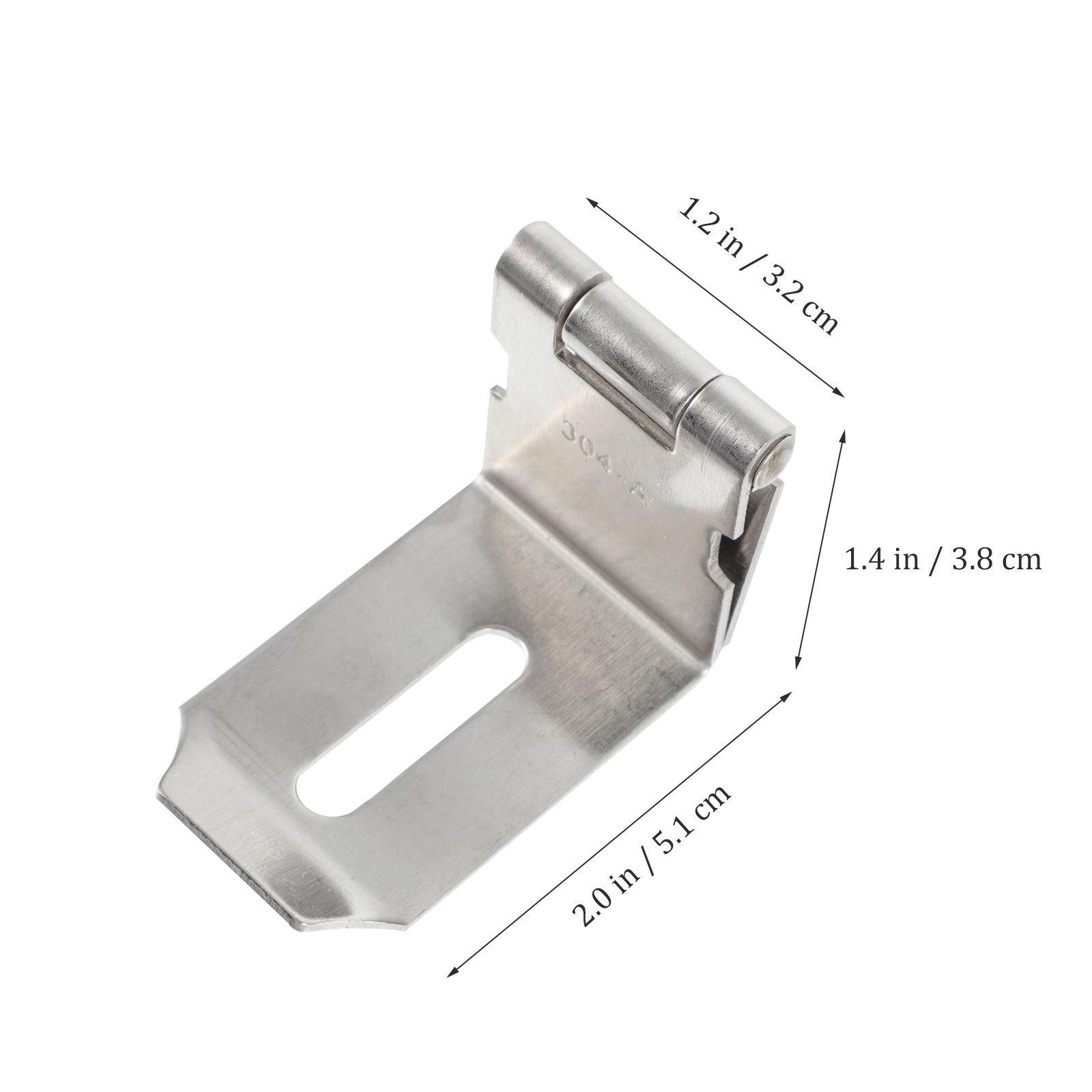 2Pcs Stainless Steel Door Hasp Lock Heavy Duty Right Angle Locks for Cabinets Windows Gates Padlock Latch Security Hardware серебряный
2Pcs Stainless Steel Door Hasp Lock Heavy Duty Right Angle Locks for Cabinets Windows Gates Padlock Latch Security Hardware серебряный