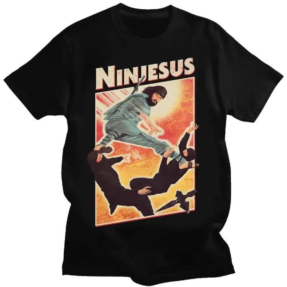 Забавные футболки с графикой Иисуса Ninjesus Футболка Кунг-фу Повседневная Короткая Женская Мужская Одежда Футболки Топы Уличная одежда Япония Аниме Одежда XXXXXL чёрный
Забавные футболки с графикой Иисуса Ninjesus Футболка Кунг-фу Повседневная Короткая Женская Мужская Одежда Футболки Топы Уличная одежда Япония Аниме Одежда XXXXXL чёрный