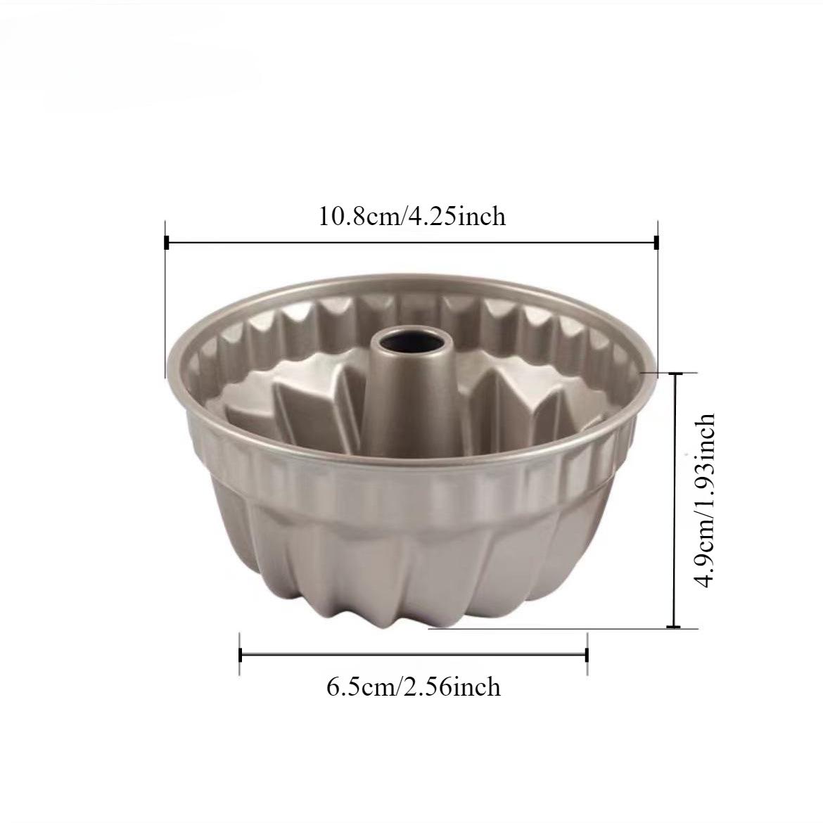 4/7-дюймовая рифленая форма для торта, антипригарная рифленая трубчатая форма для французской выпечки Kugelhopf, многоразовые формы из углеродистой стали, маленькие круглые формы для выпечки
4/7-дюймовая рифленая форма для торта, антипригарная рифленая трубчатая форма для французской выпечки Kugelhopf, многоразовые формы из углеродистой стали, маленькие круглые формы для выпечки