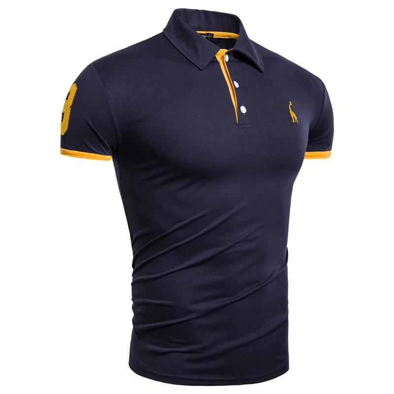 Мужская двухцветная футболка-поло
Мужская двухцветная футболка-поло