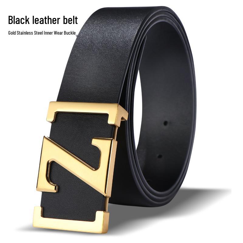 Brand Men s Versatile Double-Sided Top Grain Cowhide Belt, No Stitching, Classic Inner Buckle, 38mm Width 125 cm
Brand Men s Versatile Double-Sided Top Grain Cowhide Belt, No Stitching, Classic Inner Buckle, 38mm Width 125 cm