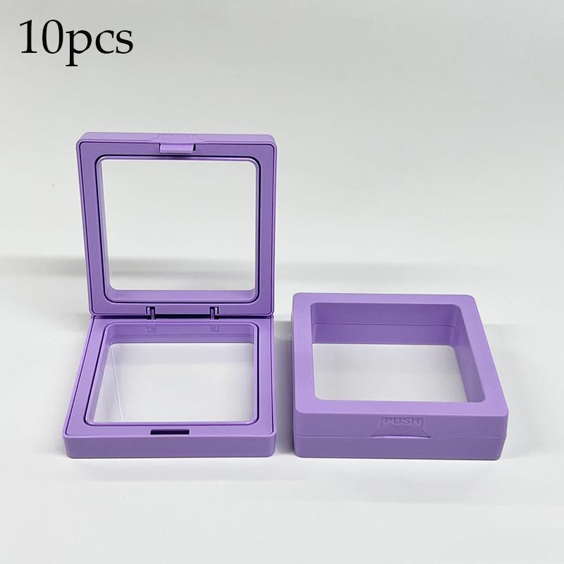 10pcs Plastic Dust-proof Jewelry Packaging Transparent Suspended Storage Boxes Storing Jewelry 3D Suspended Display Boxess фиолетовый
10pcs Plastic Dust-proof Jewelry Packaging Transparent Suspended Storage Boxes Storing Jewelry 3D Suspended Display Boxess фиолетовый