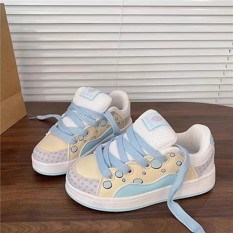 Hong Kong style cute bubble powder bread shoes ins2025 spring new versatile sports and leisure board shoes 40 синий
Hong Kong style cute bubble powder bread shoes ins2025 spring new versatile sports and leisure board shoes 40 синий