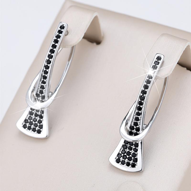 1 пара сережек-капель из розового золота с геометрическим дизайном и цирконием для женщин, модные повседневные ювелирные украшения в подарок серебряный/чёрный
1 пара сережек-капель из розового золота с геометрическим дизайном и цирконием для женщин, модные повседневные ювелирные украшения в подарок серебряный/чёрный