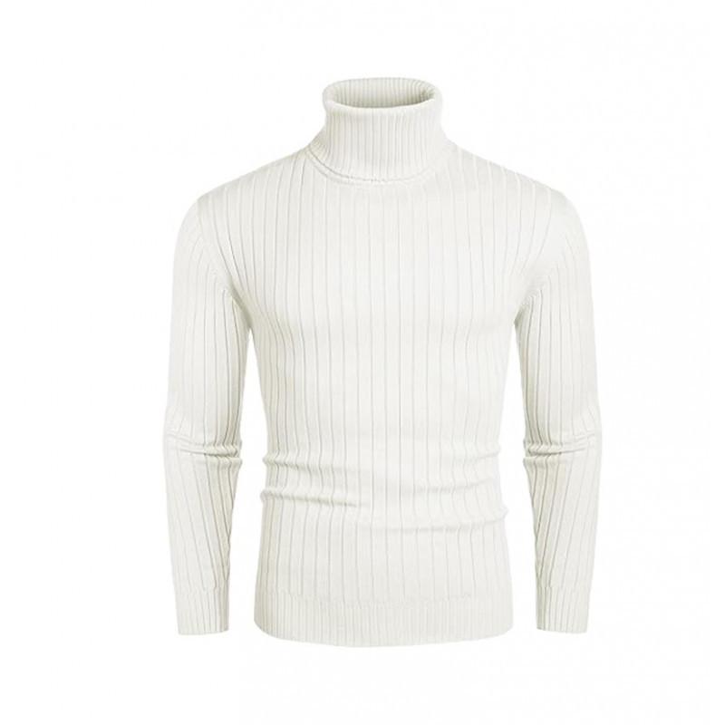 Men s Autumn/Winter Vertical Stripe High Neck Sweater - Slim Fit Warm Pullover Knitwear XL білий
Men s Autumn/Winter Vertical Stripe High Neck Sweater - Slim Fit Warm Pullover Knitwear XL білий