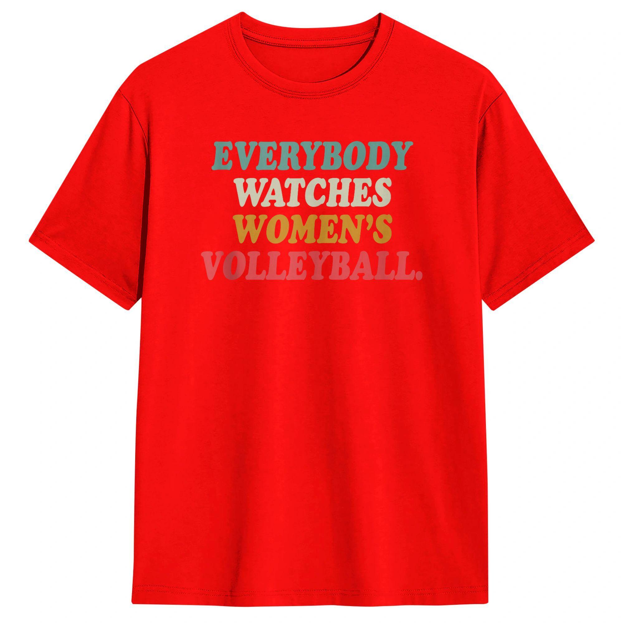 Everybody Watches Womens Volleyball TShirt Summer Popular TShirts Cotton Comfortable Oversized Tees Short Sleeve Y2K Tops S
Everybody Watches Womens Volleyball TShirt Summer Popular TShirts Cotton Comfortable Oversized Tees Short Sleeve Y2K Tops S