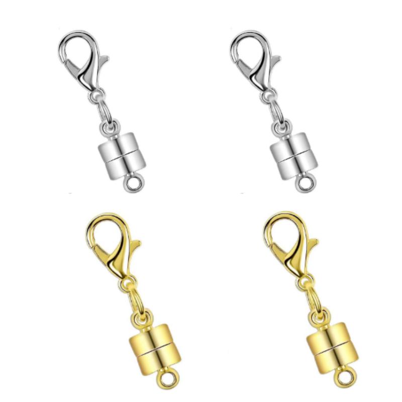 4pcs/set Magnetic Necklace Clasps And Closures Golden And Silvery Spring Clasps Beads Chain Extender Necklaces Bracelet Locking
4pcs/set Magnetic Necklace Clasps And Closures Golden And Silvery Spring Clasps Beads Chain Extender Necklaces Bracelet Locking