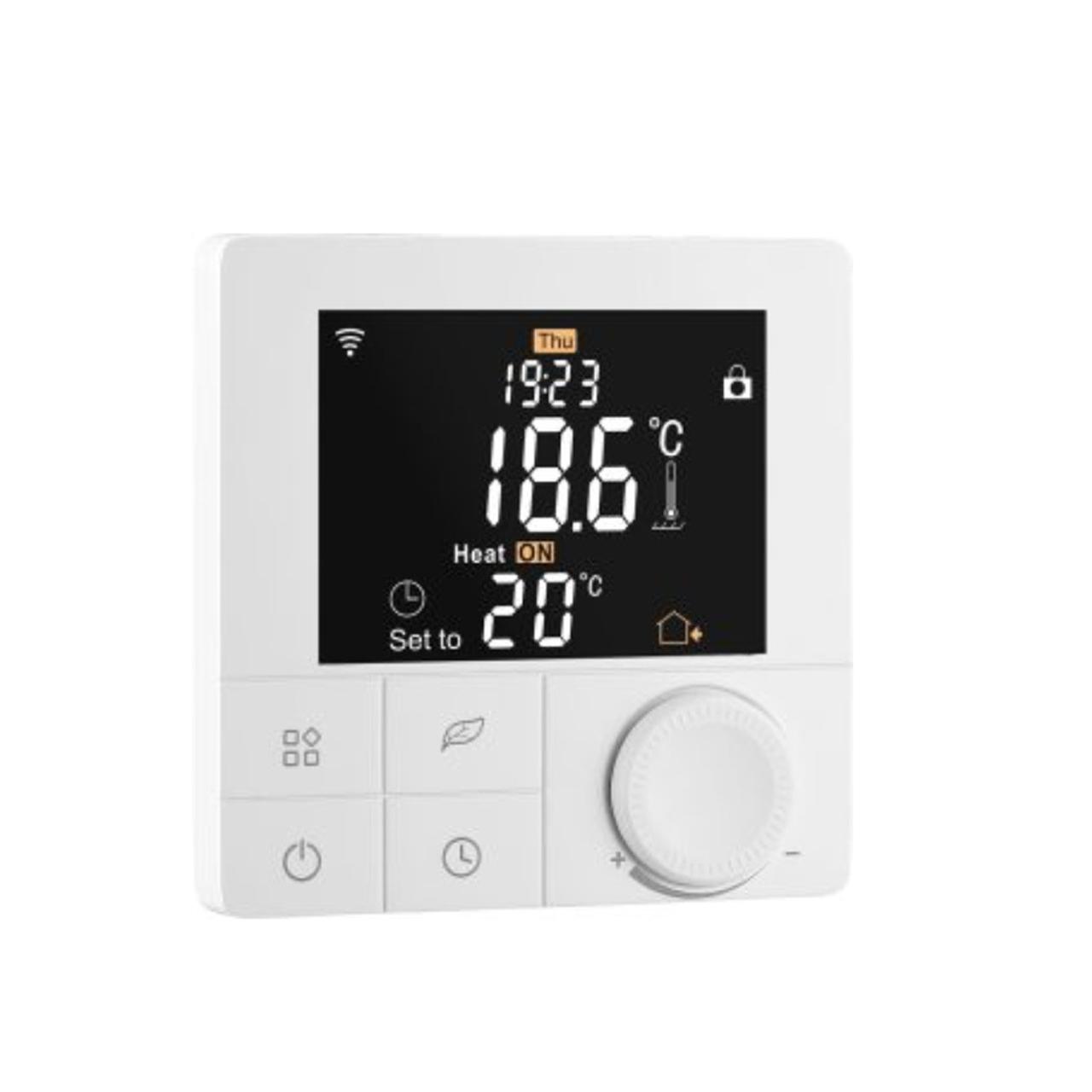 Voice Controlled Smart Thermostat with Weekly Programmable Schedule and Energy Saving Mode Compatible with and App China Mainland
Voice Controlled Smart Thermostat with Weekly Programmable Schedule and Energy Saving Mode Compatible with and App China Mainland