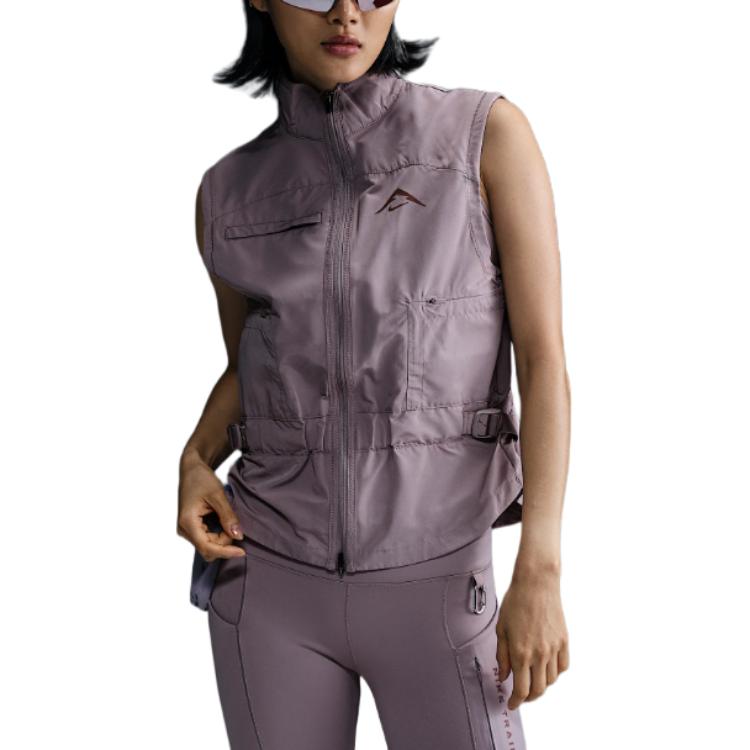 Nike Solid Color Stand Collar Zipper Vest Women Tops Light-Purple Mineral FV6399-226 M
Nike Solid Color Stand Collar Zipper Vest Women Tops Light-Purple Mineral FV6399-226 M